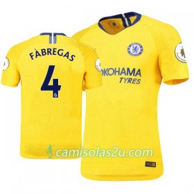 Camisolas de Futebol Chelsea Cesc Fabregas 4 Equipamento Alternativa 2018/19 Manga Curta